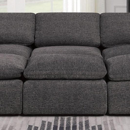 Furniture of America Joel CM6974GY-AC Armless Chair IMAGE 1