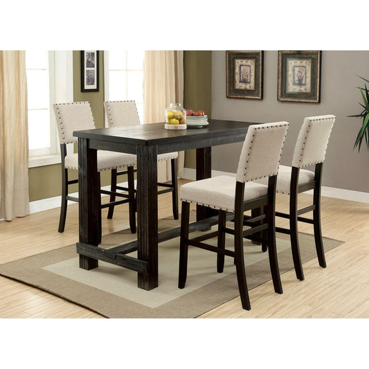 Furniture of America Sania CM3324BK-BT-5PC 5 Pc Bar Table Set IMAGE 1