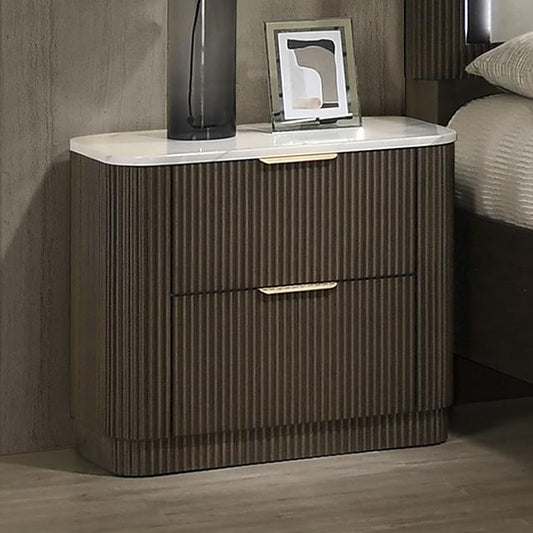 Furniture of America Lantrisant FM72014DW-N Nightstand IMAGE 1