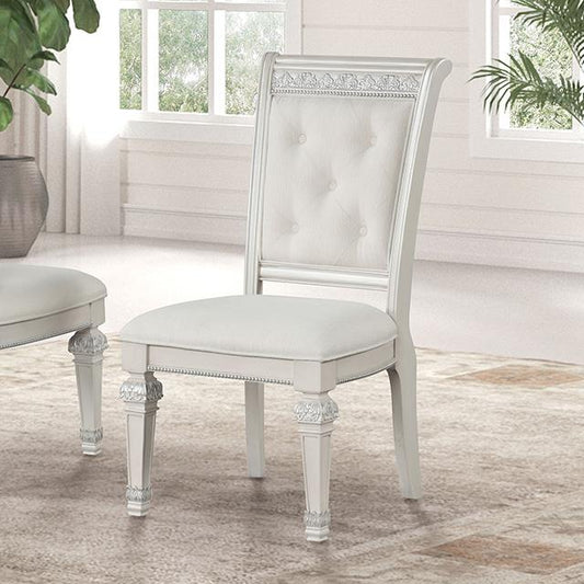 Furniture of America Stella Mia FM31000WH-SC-2PK Set Of 2 Side Chair IMAGE 1