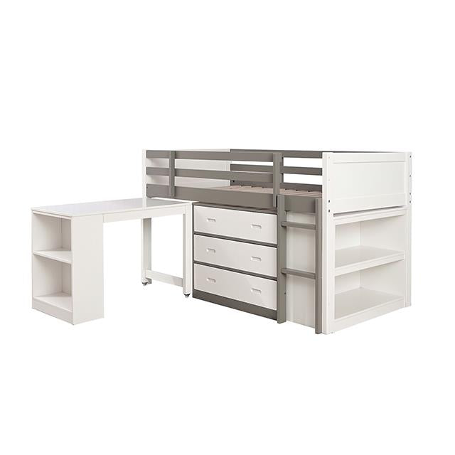 Furniture of America Ledell FM-BK203GY-T-BED Twin Loft Bed IMAGE 5