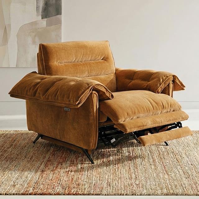 Furniture of America Morley CM9943BR-CH-PM Power Recliner IMAGE 1