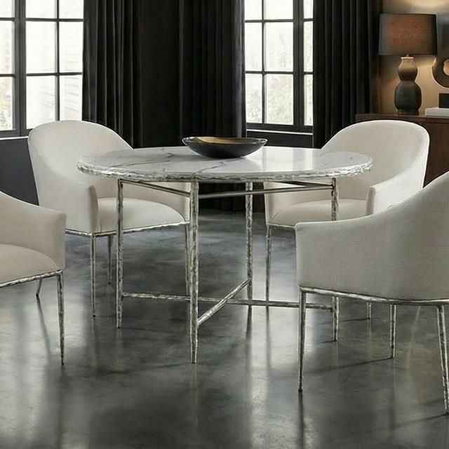 Furniture of America Balvi FM37012GY-RT-3A Round Dining Table IMAGE 1