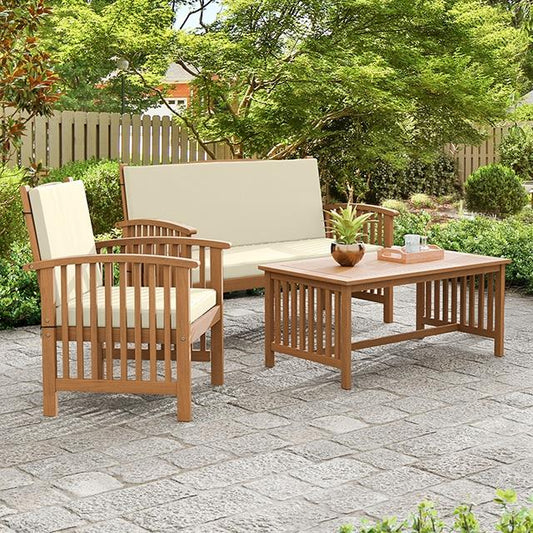 Furniture of America Kyushu GM-1022BG-3PC 3 Pc Patio Set IMAGE 1