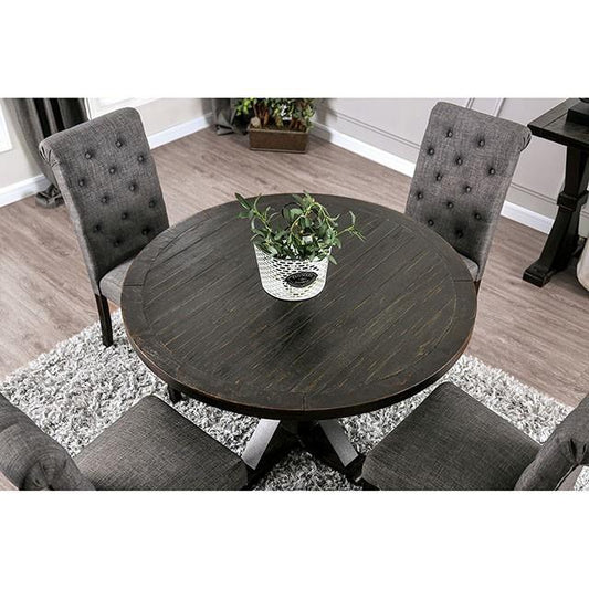 Furniture of America Alfred CM3735RT-5PC-IV 5 Pc Dining Table Set IMAGE 1
