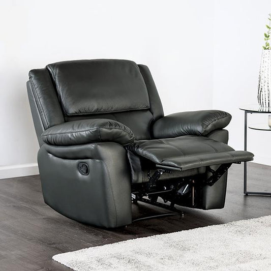 Furniture of America Glarus FM69003BK-CH-M Recliner Chair IMAGE 1