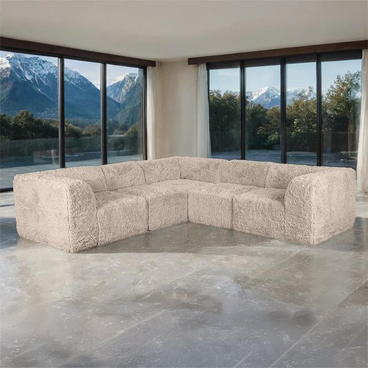 Furniture of America Nappi FM62102TP-SECT-C L-Sectional IMAGE 1