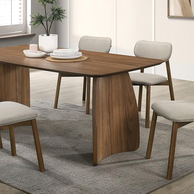Furniture of America Alnwick FM3217WN-T-7PC 7 Pc Dining Table Set IMAGE 6