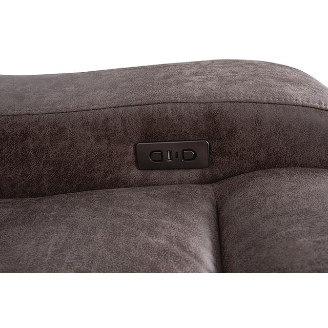 Furniture of America Demetrius CM9931BR-LV-PM-PK Power Loveseat IMAGE 5