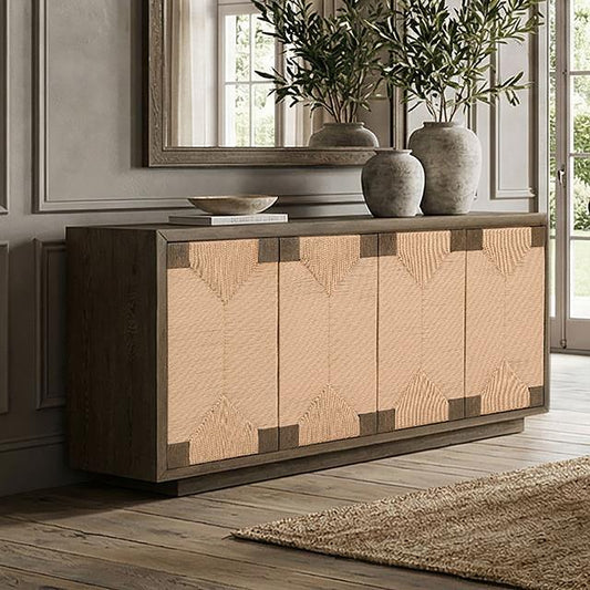 Furniture of America Casoria FM34008DW-SV Sideboard IMAGE 1