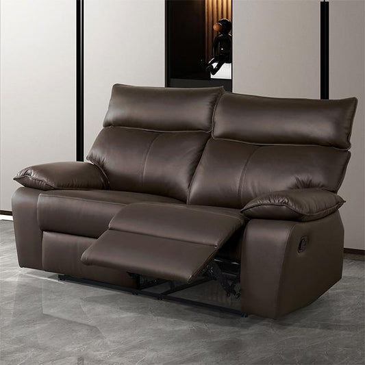 Furniture of America Onoria FM69008BR-LV-M Manual Recline Loveseat IMAGE 1