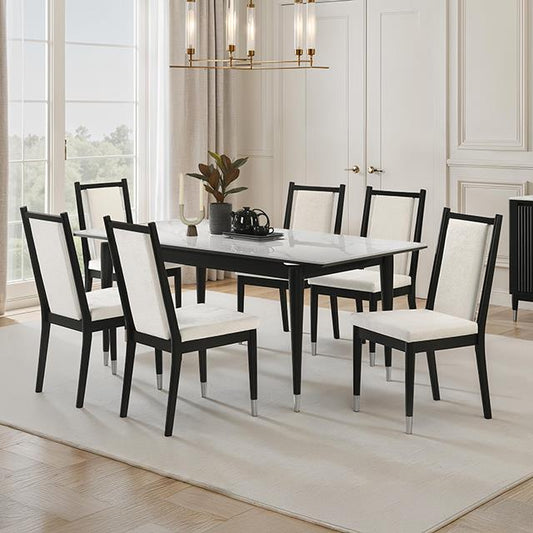 Furniture of America Maidstone FM32001BK-T-5PC 5 Pc Dining Table Set IMAGE 1