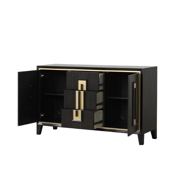 Furniture of America Hagerman FM3410NT-SV Sideboard IMAGE 4
