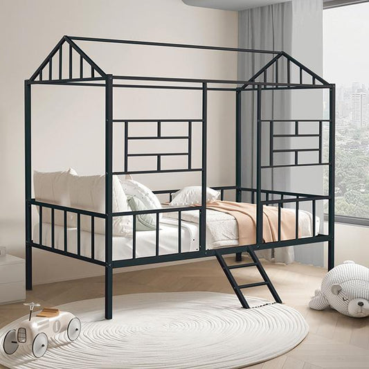 Furniture of America Rhonda FM-BK908BK-T Twin Loft Bed IMAGE 1