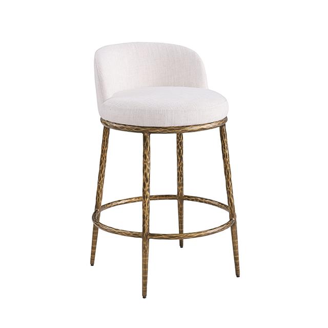 Furniture of America Rilva FM37014GD-PC Counter Height Stool IMAGE 1