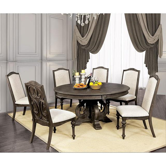 Furniture of America Arcadia CM3150RT-5PC 5 Pc Dining Table Set IMAGE 1