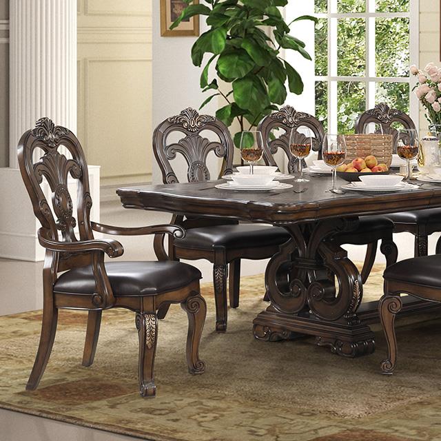Furniture of America Leovanni FM31003DB-T-TABLE Dining Table IMAGE 9