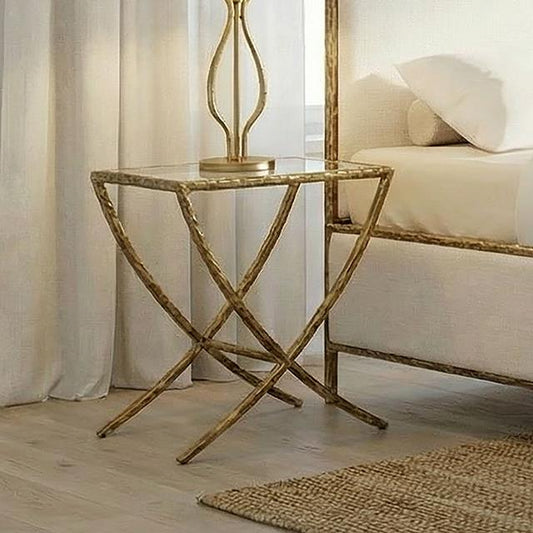 Furniture of America Vilna FM-AC8032GD-ST-3A Side Table IMAGE 1