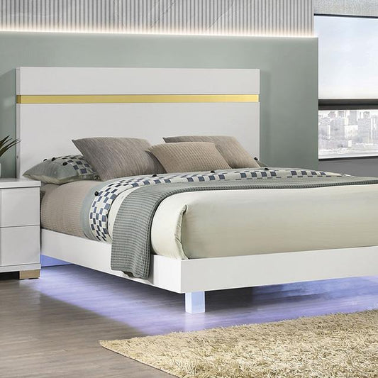 Furniture of America Lillestrom FM7217WH-F-BED Full Bed IMAGE 1