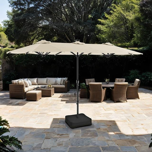 Furniture of America Musa GM-3007CS Rectangular Market Umbrella IMAGE 1