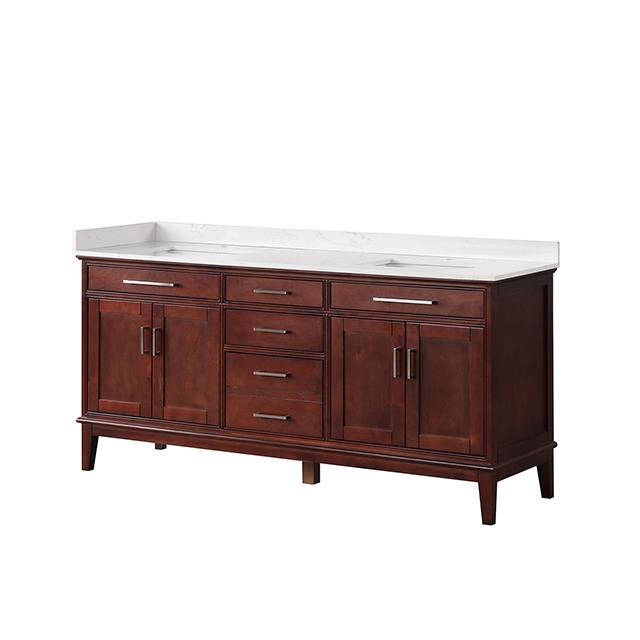 Furniture of America Almeria TM-CT005WH-72+07CH Vanity Set IMAGE 8