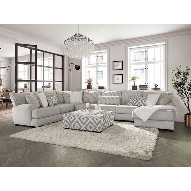 Furniture of America Hermiston SM5171-AC Armless Chair IMAGE 2