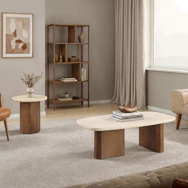 Furniture of America Florian FM47013BR-C-PK Coffee Table IMAGE 2