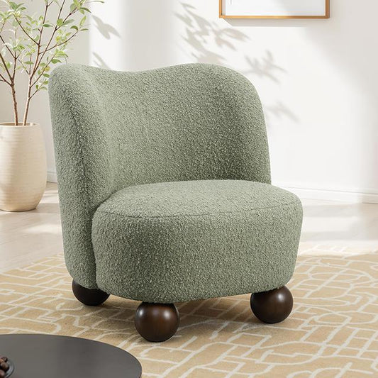 Furniture of America Karey FM-AC6010GR Accent Chair IMAGE 1