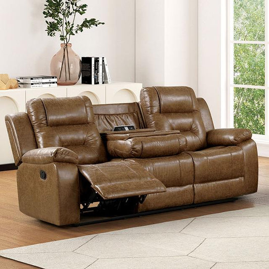 Furniture of America Ezekius FM6011BR-SF-M Sofa IMAGE 1