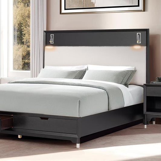 Furniture of America Torrance FM74002BK-Q-ST-BED Queen Bed IMAGE 1