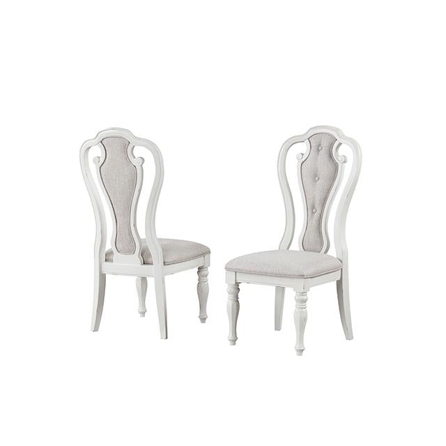 Furniture of America Orford TM3050WH-T-7PC 7 Pc Dining Set IMAGE 4