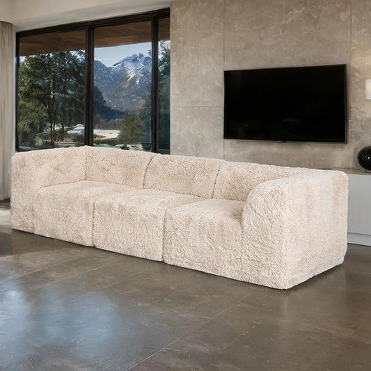 Furniture of America Nappi FM62102BG-SF-PK Sofa IMAGE 1