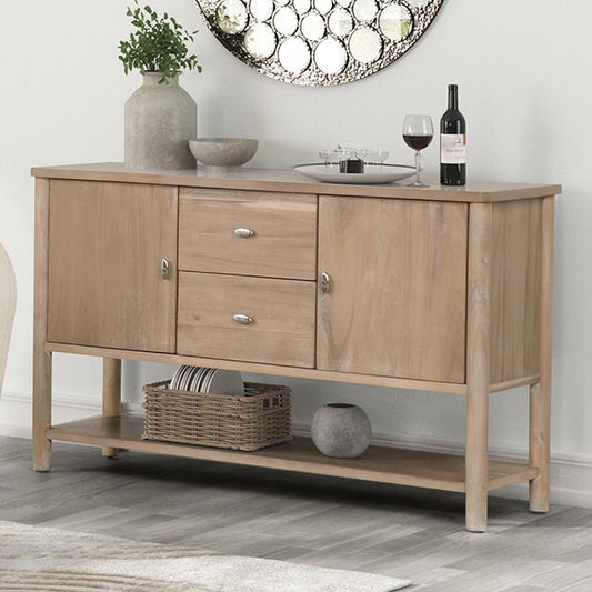 Furniture of America Rheinfall FM3426NT-SV Server IMAGE 1