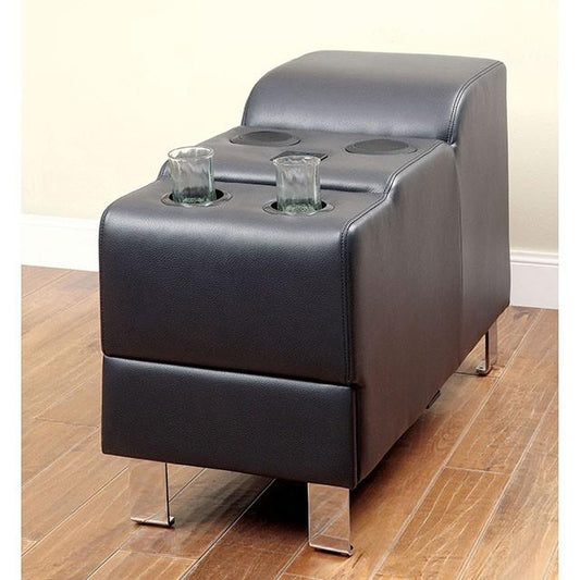 Furniture of America Kemina CM6833BK-CS Speaker Console IMAGE 1