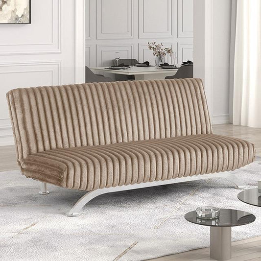 Furniture of America Villeneuve FM2906TP Futon Sofa Bed IMAGE 1