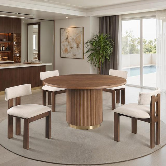 Furniture of America Frascone FM-GM700BR-T-5PC01BR 5 Pc Dining Table Set IMAGE 1