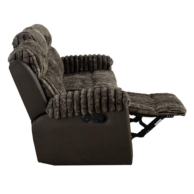 Furniture of America Dionysus FM64003BR-SF-M Manual Reclining Sofa IMAGE 5