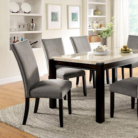 Furniture of America Gladstone CM3823T-7PC-3744GY 7 Pc Dining Table Set IMAGE 1