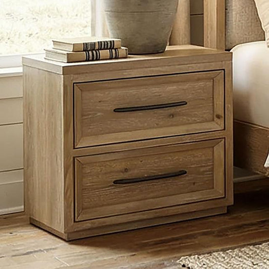 Furniture of America Helios FM74008NT-N Nightstand with Usb IMAGE 1