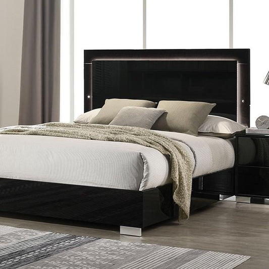 Furniture of America Sinistra FM7211BK-EK-BED King Bed IMAGE 1