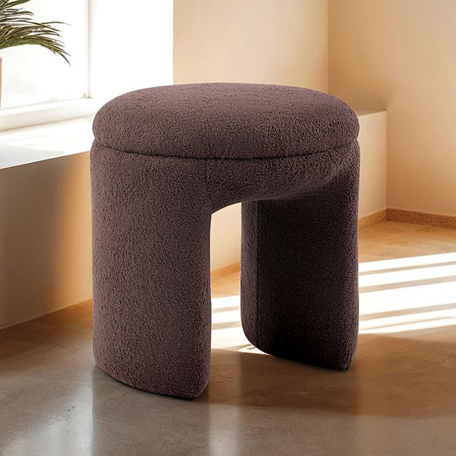 Furniture of America Janetta FM-AC8004BR Stool IMAGE 1