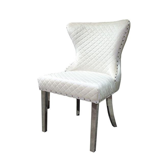 Furniture of America Portanova FM33014WH-SC-2PK Set Of 2 Chair IMAGE 1