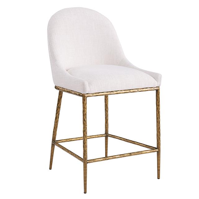 Furniture of America Rilva FM37015GD-PC Counter Height Stool IMAGE 1