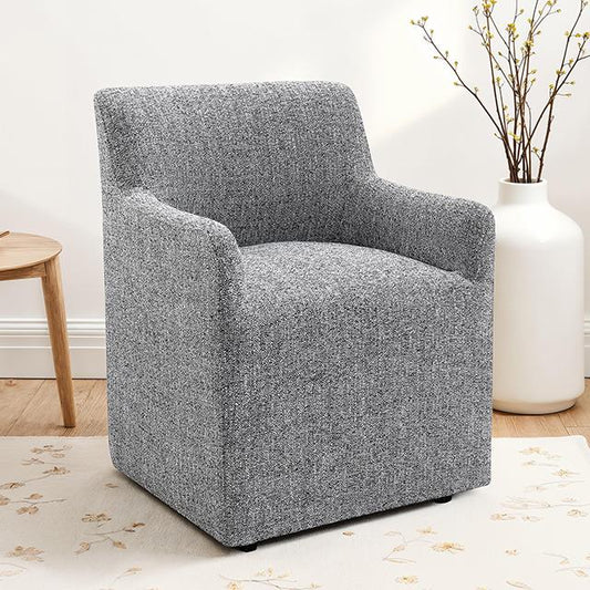Furniture of America Fico FM3003DG-AC Arm Chair IMAGE 1