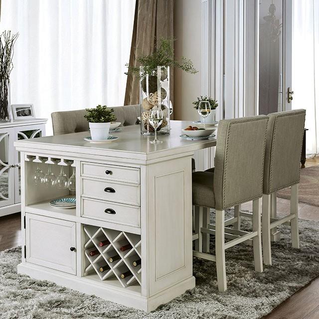 Furniture of America Sutton CM3390PT-5PC 5 Pc Dining Table Set IMAGE 7