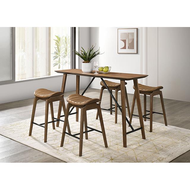 Furniture of America Klamath FM3215WN-PT Counter Height Table IMAGE 4
