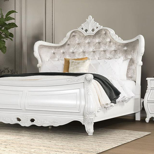 Furniture of America Valentini FM7419WH-Q-BED Queen Bed IMAGE 1