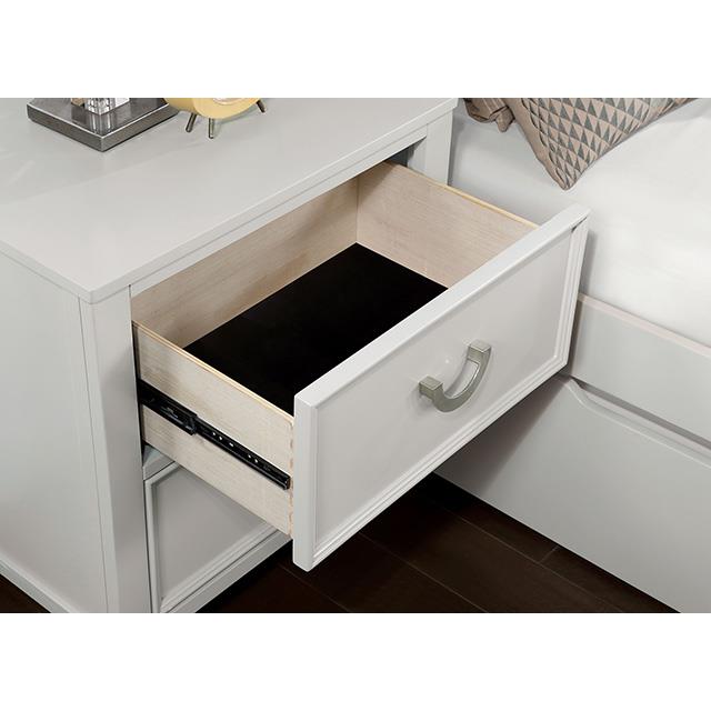 Furniture of America Lycoris CM7477WH-N Nightstand IMAGE 2