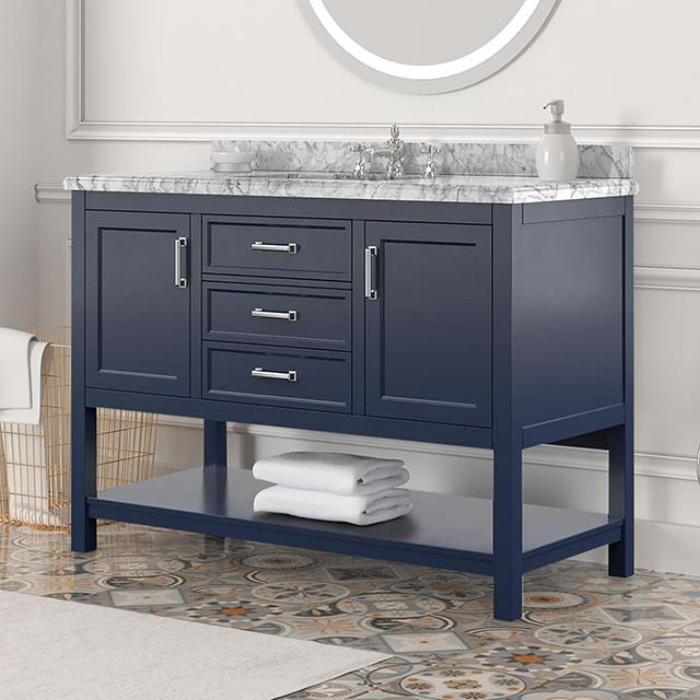 Furniture of America Reston TM-VS001BL-49 49" Vanity with Top/ Sink IMAGE 1