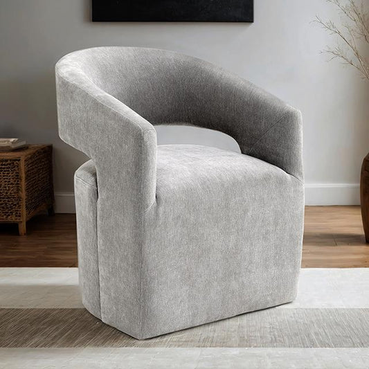 Furniture of America Tresa FM-AC3002LG Arm Chair with Casters IMAGE 1